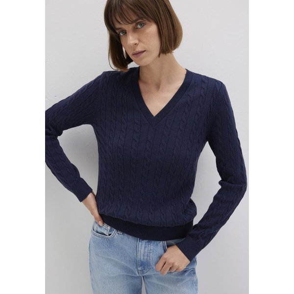 Mavi V-Ausschnitt-Pullover V-NECK SWEATER Pullover Feinstrick
