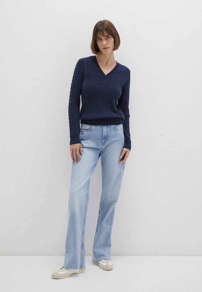 Mavi V-Ausschnitt-Pullover V-NECK SWEATER Pullover Feinstrick – Bild 3 von 5