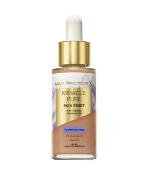 Max Factor Miracle Pure Skin Reset Flüssige Foundation · 30 ml · Hellbraun