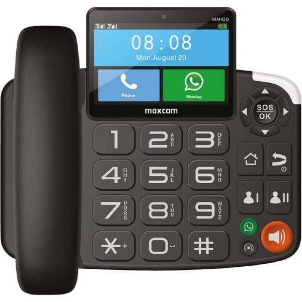 Maxcom Maxcom Comfort MM42D SE 4G Telefon Touchscreen WhatsApp-Unterstützung Festnetztelefon