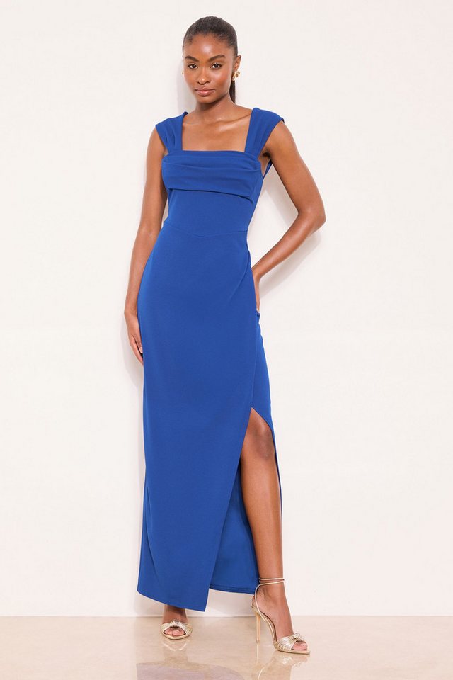 LIPSY Maxikleid Lipsy Kurzärmeliges, gerafftes Maxikleid, Regular (1-tlg) – Bild 4 von 4