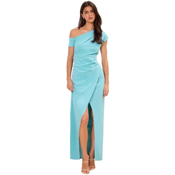 LIPSY Maxikleid Lipsy Maxikleid mit geraffter Taille, Regular (1-tlg)