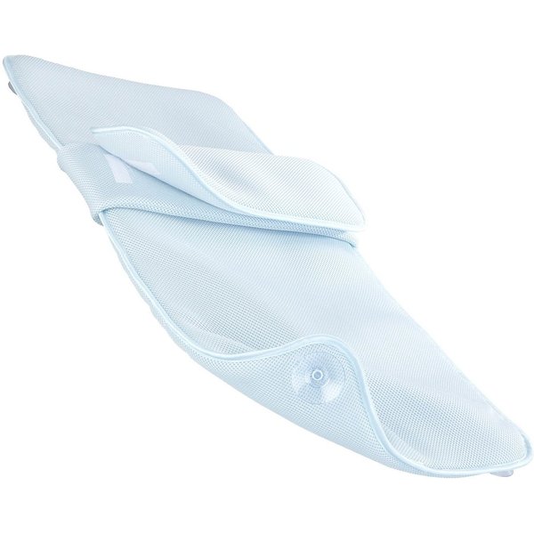 Maximex Badematte Badewanneneinlage, Höhe 20 mm, schnell trocknend, mit Kissen, aus druckentlastendem Polyester-3D-Mesh-Gewebe