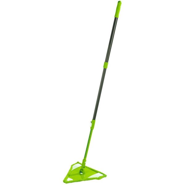 Maximex Bodenwischer-Set Modell Triangel, (Set), flacher Wischmopp, Mikrofaser, zur Reinigung von Ecken & Nischen