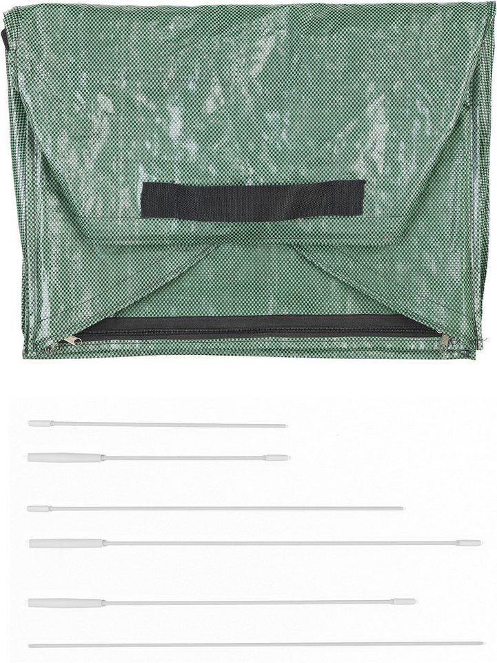 Maximex Laubsammler XL, Gartenzubehör zum Aufsammeln von Gartenabfall, integrierte Kehrkante – Bild 5 von 5