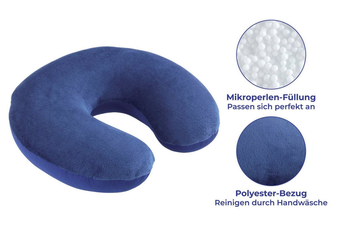 Maximex Nackenhörnchen mit Kissen, 2-in-1 – Bild 4 von 5