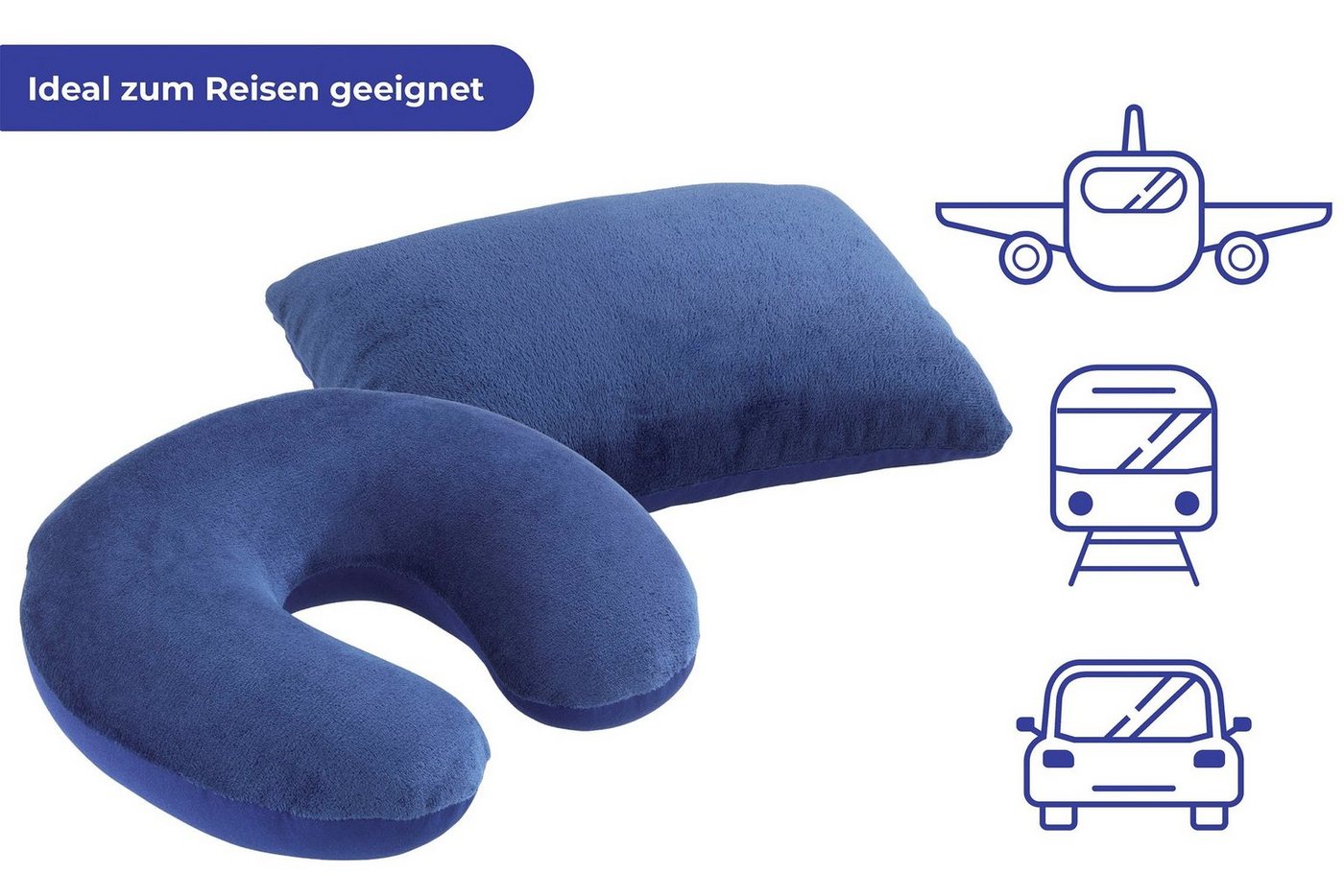 Maximex Nackenhörnchen mit Kissen, 2-in-1 – Bild 5 von 5