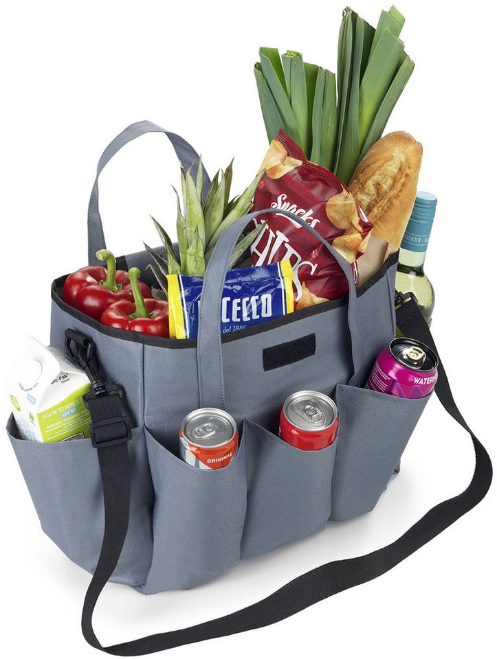 Maximex Organizer Universal-Caddy 8 Taschen, faltbare Tragetasche für zuhause und unterwegs, 15 Liter – Bild 3 von 5