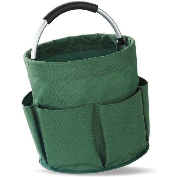 Maximex Organizer Universal-Reinigungs-Caddy (1 St), mit 6 Außentaschen für Gartenwerkzeug, großes Hauptfach, faltbar, 16 l