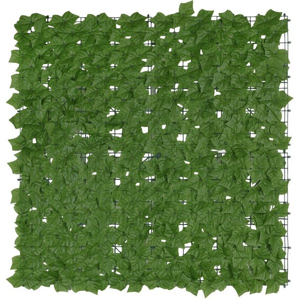 Maximex Sichtschutzelement Sichtschutzmatte Efeu, witterungsbeständige Sichtschutzhecke, Kunststoff, für Balkon & Garten