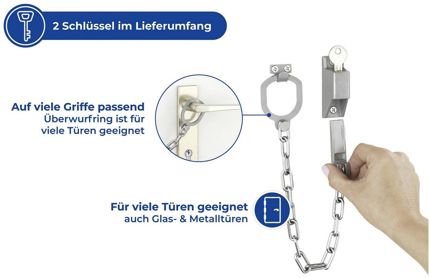 Maximex Türkette, abschließbar – Bild 3 von 5