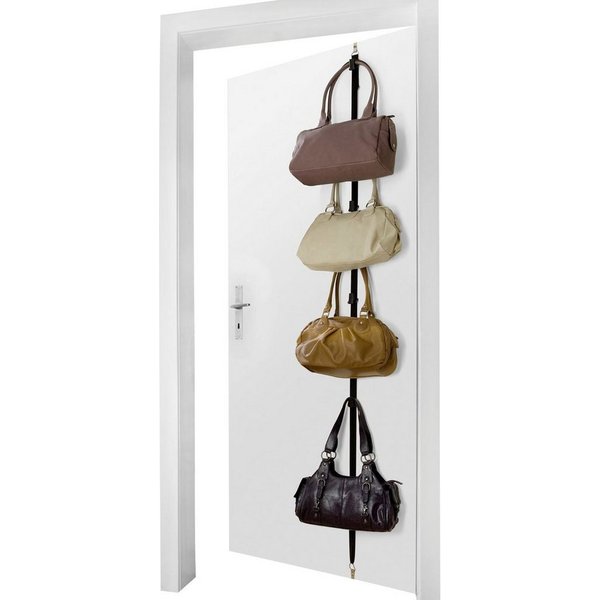 Maximex Türregal Taschengarderobe, Set 2-tlg., für 8 Taschen, zum Einhängen an Türen mit Türbreiten von 2 - 4 cm