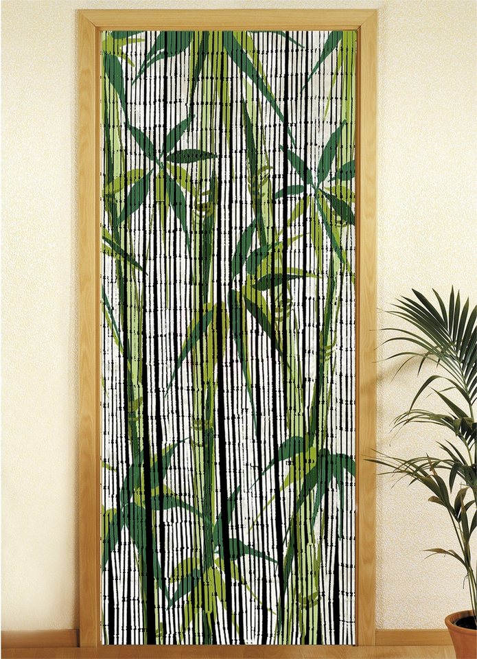 Maximex Türvorhang Modell Bamboo (1 St), Hakenaufhängung, abdunkelnd, Insekten- und Sichtschutz aus Bambus, für Balkon oder Terrasse – Bild 2 von 4