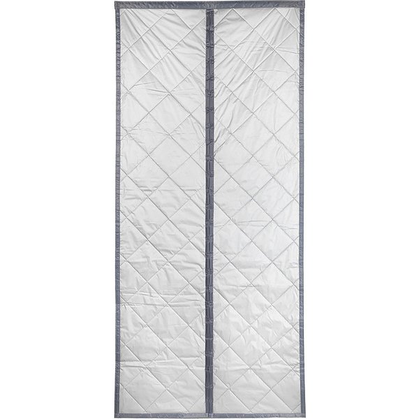Maximex Türvorhang Wärmeschutz 2in1 (1 St), Klettband, verdunkelnd, Polyester, 90x200 cm, Thermo-Vorhang, reflektierende Außenseite, blickdicht