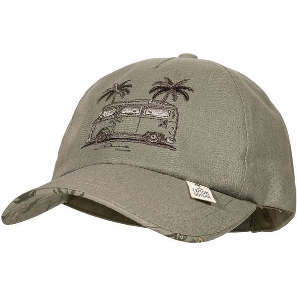 MAXIMO Baseball Cap (1-St) Leinen-Mix, Camping-Motiv, Cap, Jungen