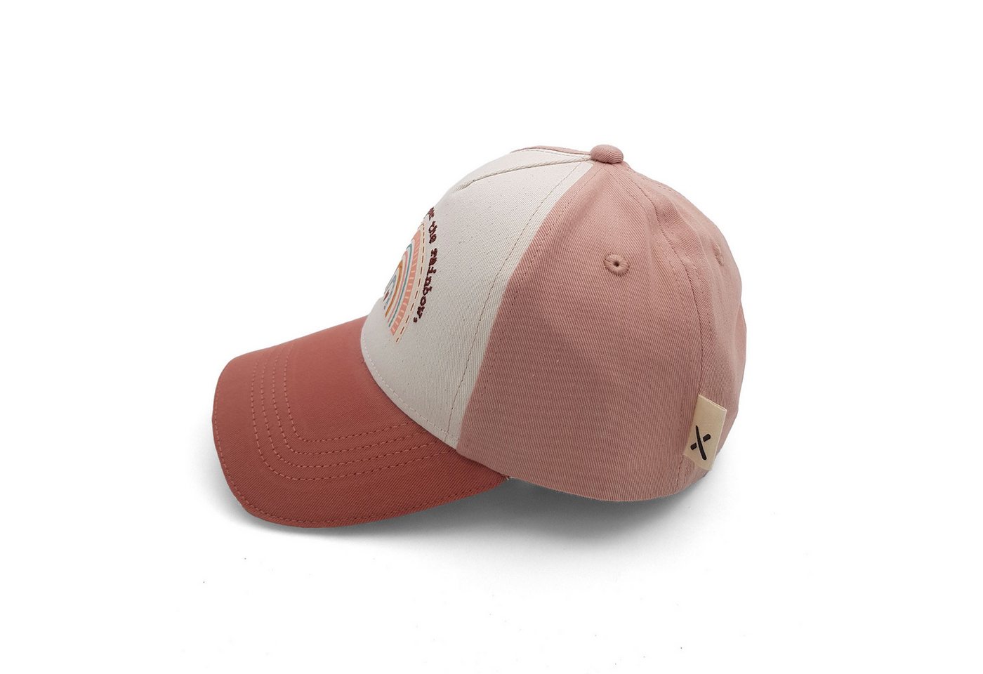 MAXIMO Baseball Cap (1-St) Regenbogen-Motiv, Basecap, 5-Panel, Klettverschluss, Mädchen – Bild 2 von 4