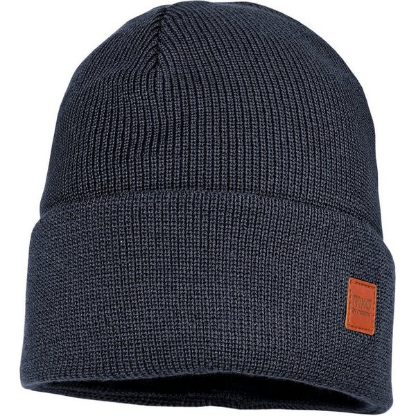 MAXIMO Beanie Strick, breiter Umschlag, gefüttert, wärmend, weich, unifarben