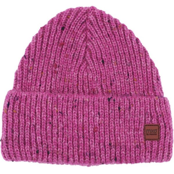 MAXIMO Beanie wärmend, mehrfarbig, mit breitem Umschlag, gefüttert