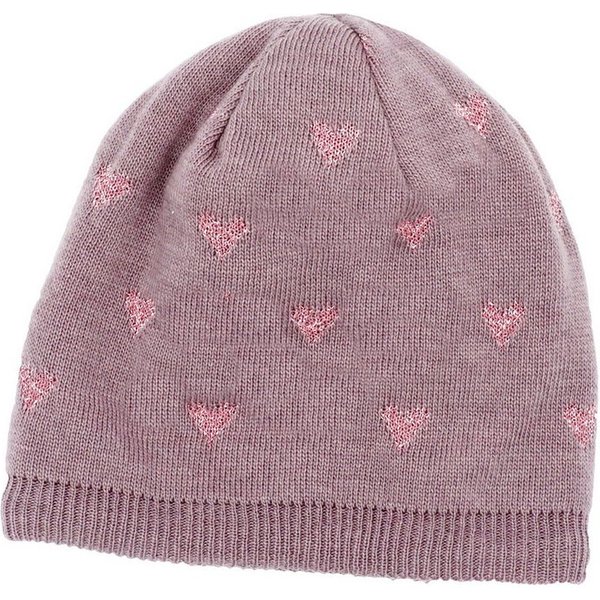 MAXIMO Beanie Wollanteil, Feinstrick, gefüttert, Glitzer Details