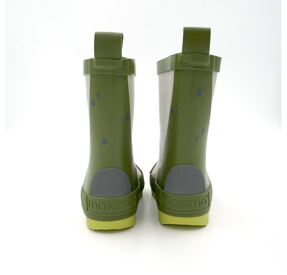 MAXIMO Gummistiefel gefüttert, Profilsohle, reflektierende Details, wasserdicht, mit Patch – Bild 2 von 2