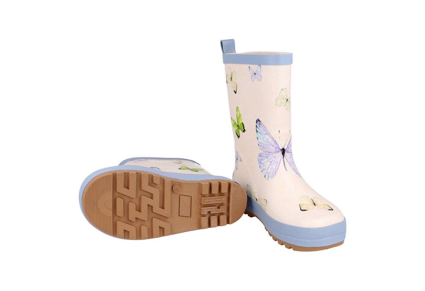 MAXIMO Gummistiefel Schmetterling Reflekt 3M, Jerseyfutter Gummistiefel – Bild 2 von 4