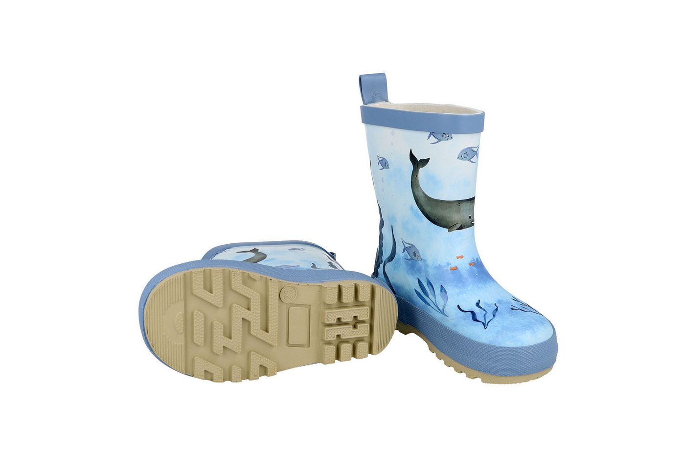 MAXIMO Gummistiefel Unterwasser Wal Reflekt 3M, Jerseyfutter Gummistiefel – Bild 2 von 4
