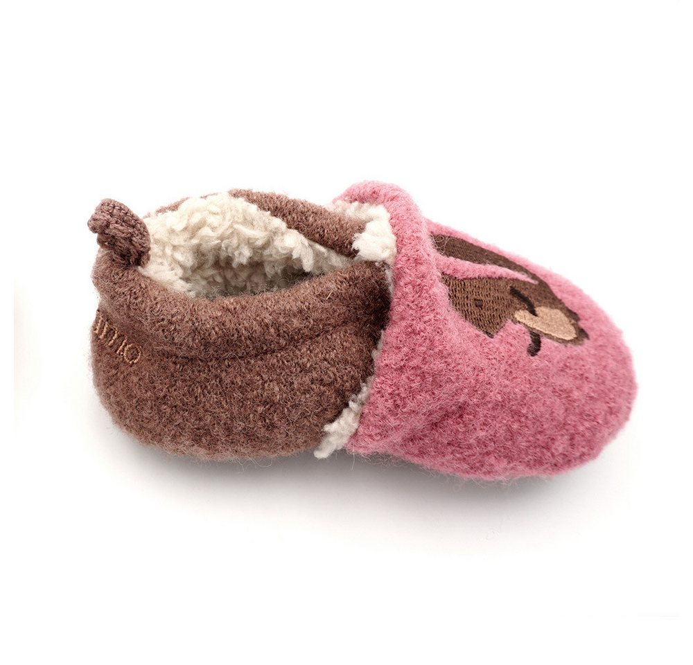 MAXIMO Lauflernschuhe Eichhörnchen Anti-Rutsch-Sohle, Futter Hausschuh Wollfleece – Bild 2 von 3
