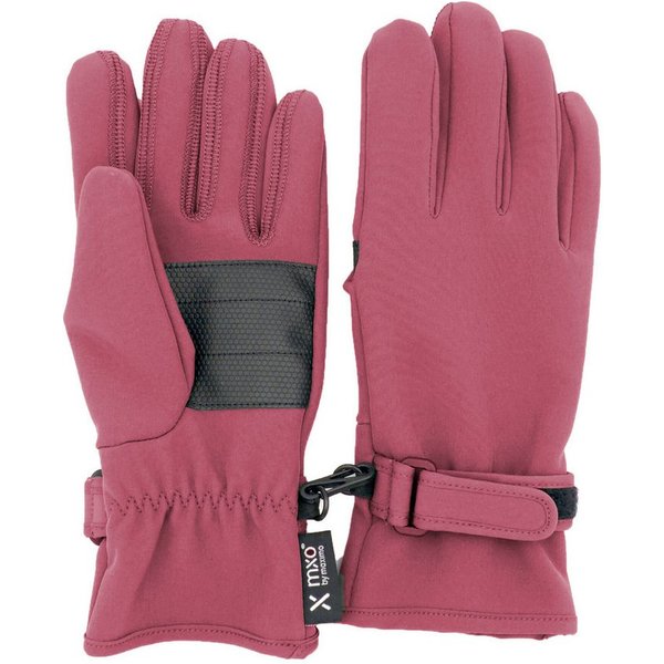 MAXIMO Strickhandschuhe KIDS-Fingerhandschuhe Softshell, Klettriegel (2-St)