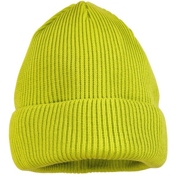 MAXIMO Strickmütze KIDS-Beanie, Fang mit breitem Umschlag (1-St)