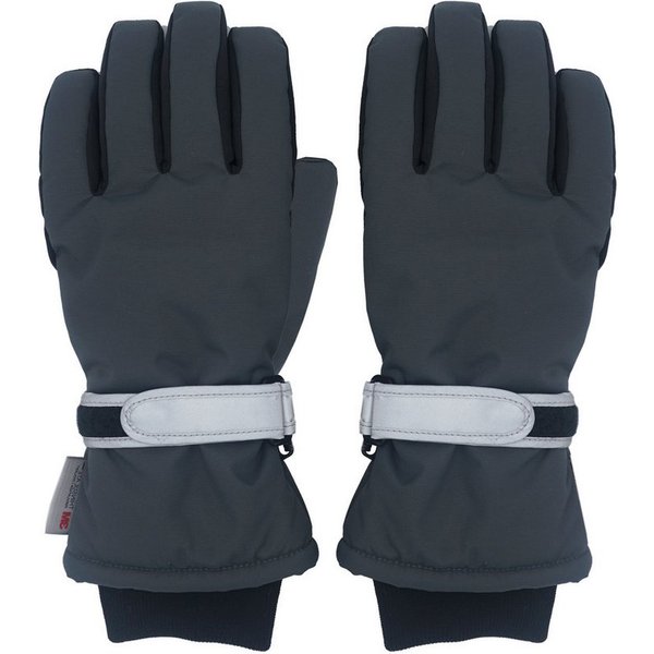 MAXIMO Thermohandschuhe (2-St., 1 Paar) mit reflektierendem Verschluss, Fleecefutter, Strickbündchen