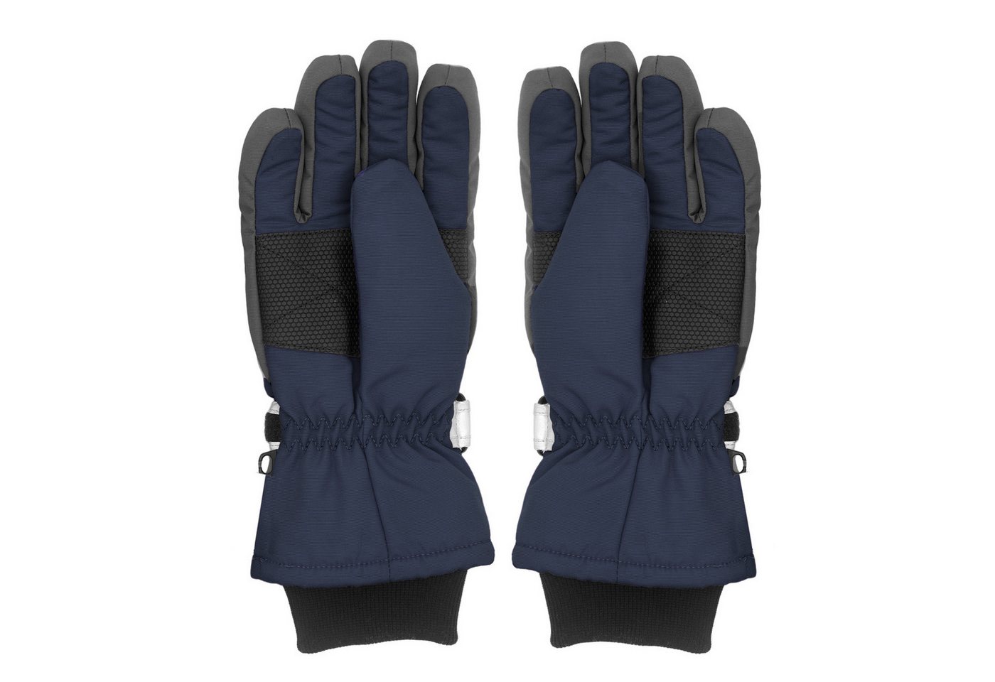 MAXIMO Thermohandschuhe (2-St., 1 Paar) mit reflektierendem Verschluss, Fleecefutter, Strickbündchen – Bild 2 von 4