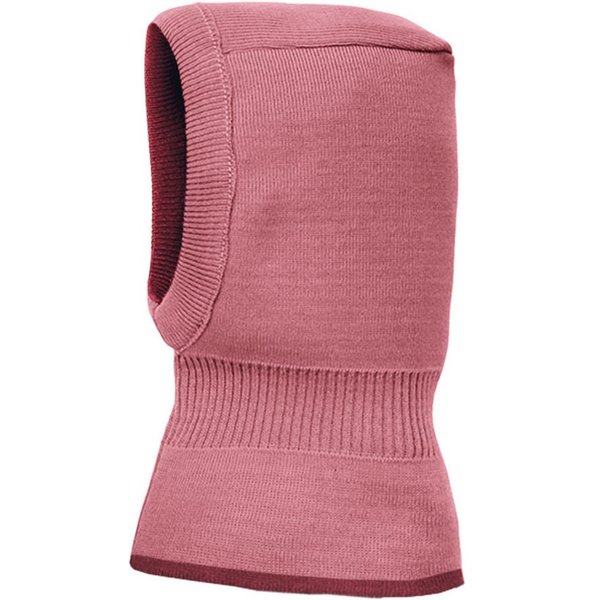 MAXIMO Wendemütze reine Merinowolle, reversible, doppelt gestrickt, Ausgenähtes Halsteil