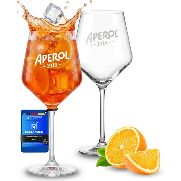 Maxito Cocktailglas als Aperol Spritz Gläser von hervorragender Qualität mit 400 ml, 2-tlg.