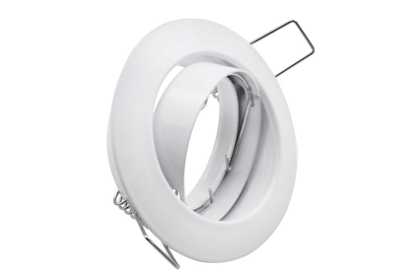 Maxkomfort Einbauleuchte 6/10/20er-Set, rund & schwenkbar, Deckenspots, GU10-Fassung, für LED und Halogen geeignet, ohne Leuchtmittel, Einbauspot, GU10-Fassung, – Bild 2 von 5