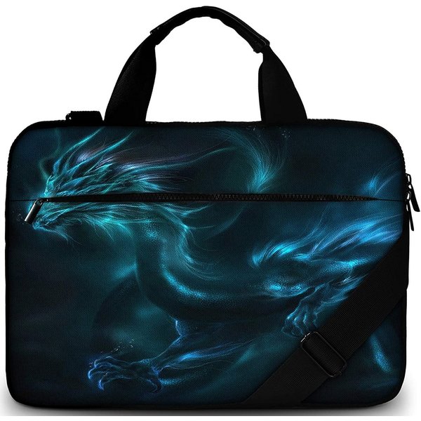 MAXLVL Laptoptasche 15.6 / 17.3 Zoll (Notebooktasche aus Canvas mit Zubehörfach), Schmutz- & Wasserabweisend