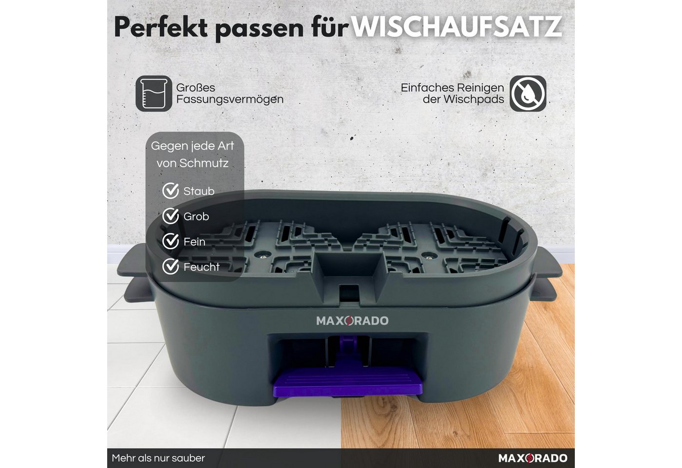 Maxorado Putzeimer Eimer für Wischaufsatz Staubsaugerdüse Staubsauger für Dyson Zubehör, (V7 V8 V10 V11 V12 V15 GEN5, 1-tlg., Zubehör Ersatzteil Ersatzteile), k – Bild 2 von 4
