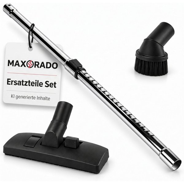 Maxorado Staubsaugerdüsen-Set 35mm Staubsaugerrohr Kombidüse für Staubsauger EIO ECO Öko-Lux Topo