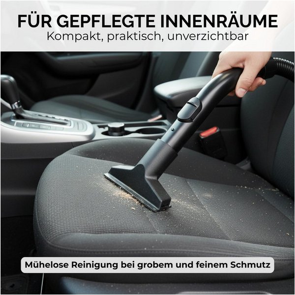 Maxorado Staubsaugerdüsen-Set Auto Staubsauger Düsen passend für Bosch Siemens Miele Kärcher Einhell, Aufsatz Düse Bürste Zubehör PKW