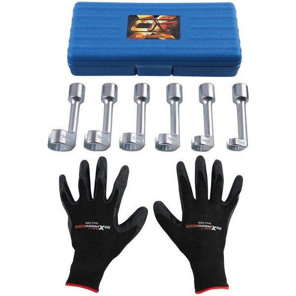maXpeedingrods Werkzeugset, Einspritz Leitungsschlüssel-Satz Offener 1/2 Zoll Antrieb 12 17 19mm