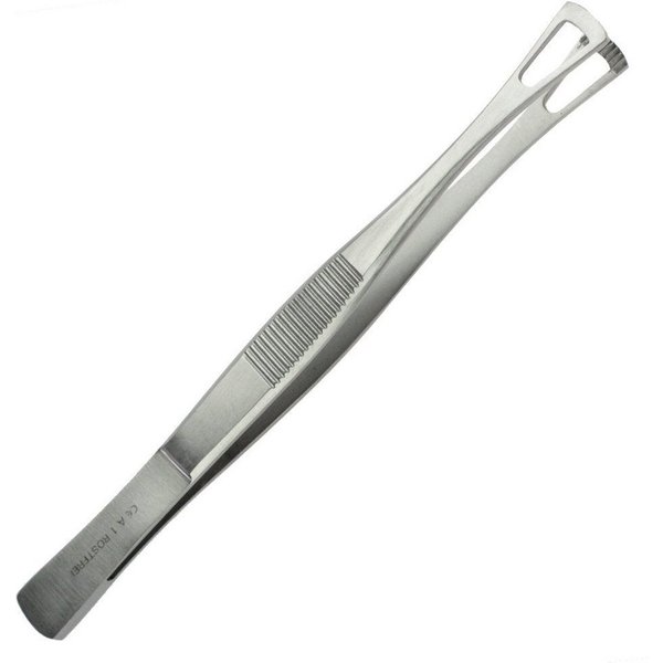May Piercing-Set Pinzette (Piercing) - dreieckige Form - rostfreier Edelstahl