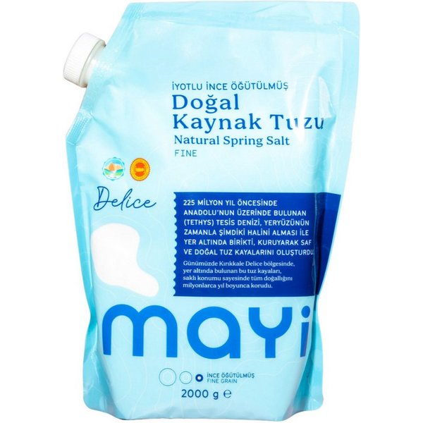 Mayi Gewürz, Quellsalz mit Jod – feingemahlen 2kg