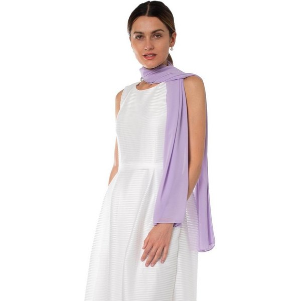 MayTree Modeschal Chiffon Schal, Damen Stola, Umschlagtuch für Abendkleid, Hijab, (Stück, 1-St)