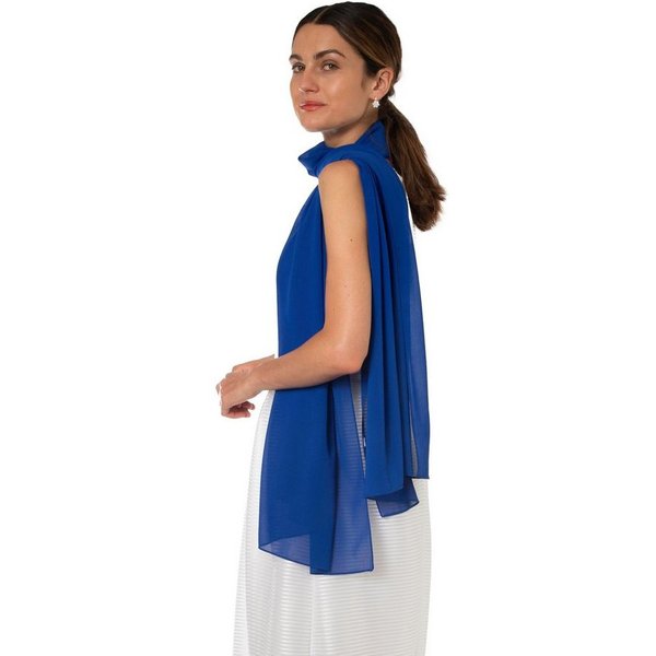 MayTree Modeschal Chiffon Schal, Damen Stola, Umschlagtuch für Abendkleid, Hijab, (Stück, 1-St)