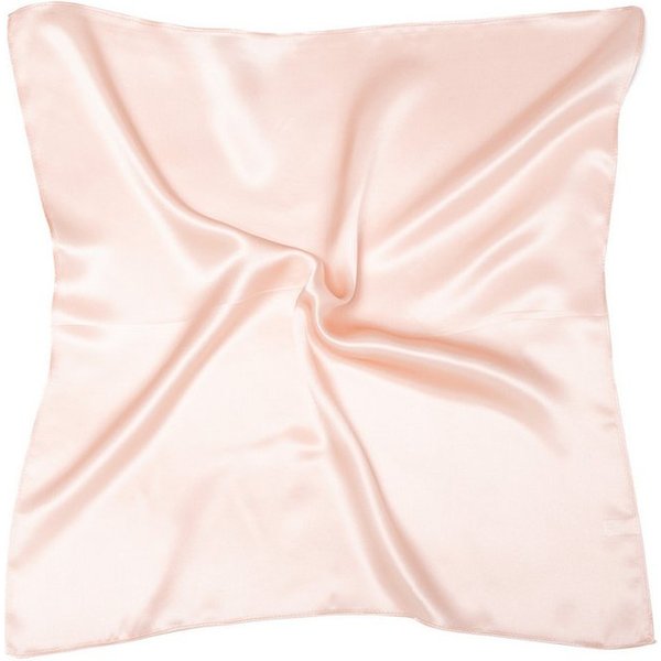 MayTree Seidentuch quadratisch einfarbig 53x53cm Nickituch, Bandana-Schal, (Stück), 100% Seide