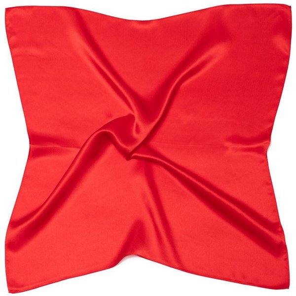 MayTree Seidentuch quadratisch einfarbig 53x53cm Nickituch, Bandana-Schal, (Stück), 100% Seide