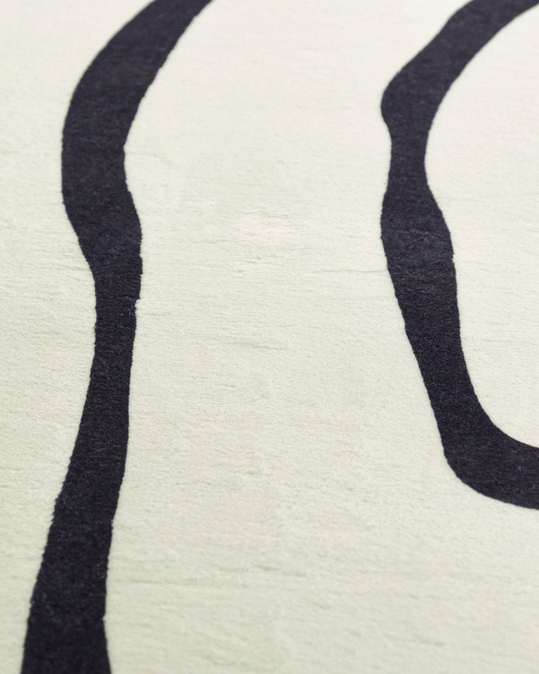 Mazovia Designteppich Abstrakt Wohnzimmer, 80 x 150 cm, Fußbodenheizung – Bild 4 von 5