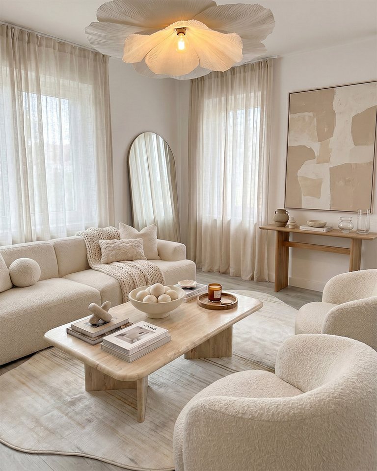 Mazovia Designteppich Designteppich Modern Abstrakt Wohnzimmer, Esszimmer, Schlafzimmer, 120 x 160 cm, Fußbodenheizung – Bild 3 von 5