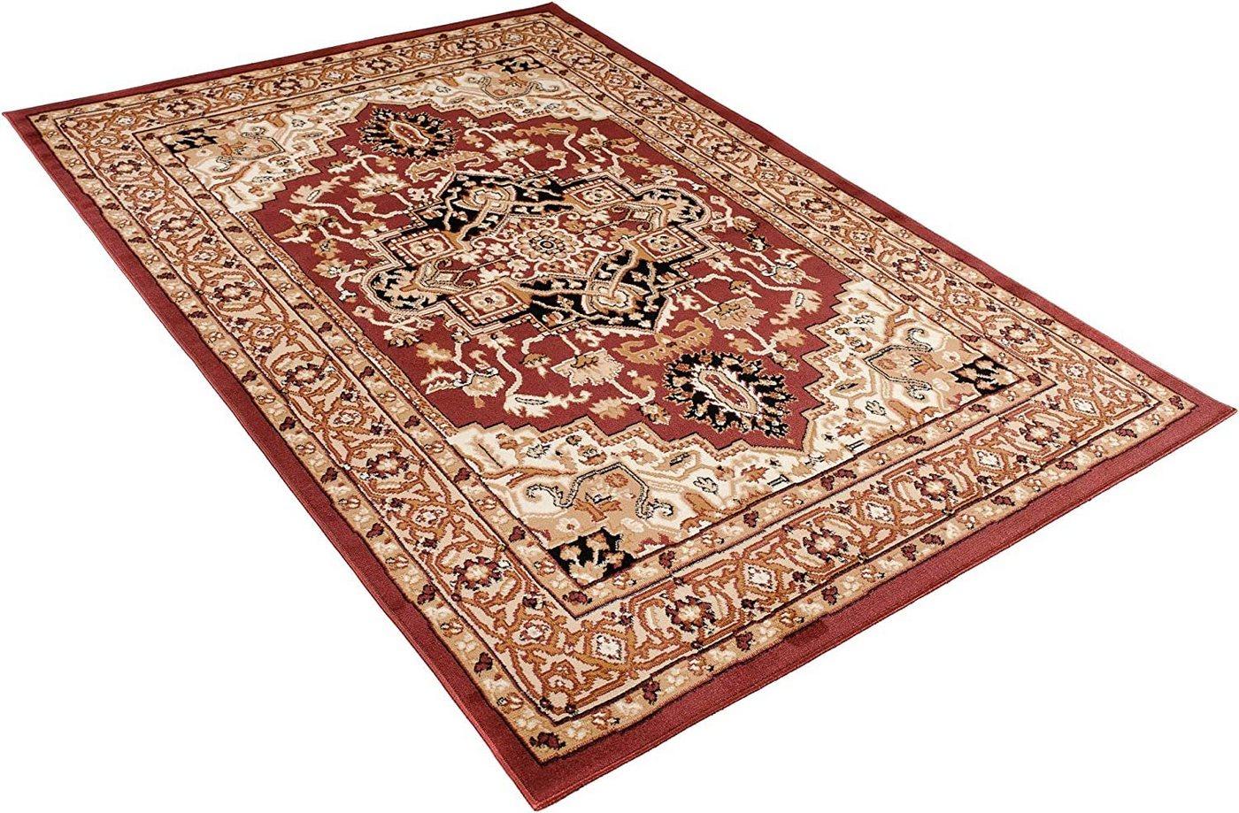 Mazovia Orientteppich DY-EUFRAT-Q011A-BLACK, 80x150, Orientalisch, Blumenmuster, Klassisch, Kurzflor, Gemustert – Bild 5 von 5