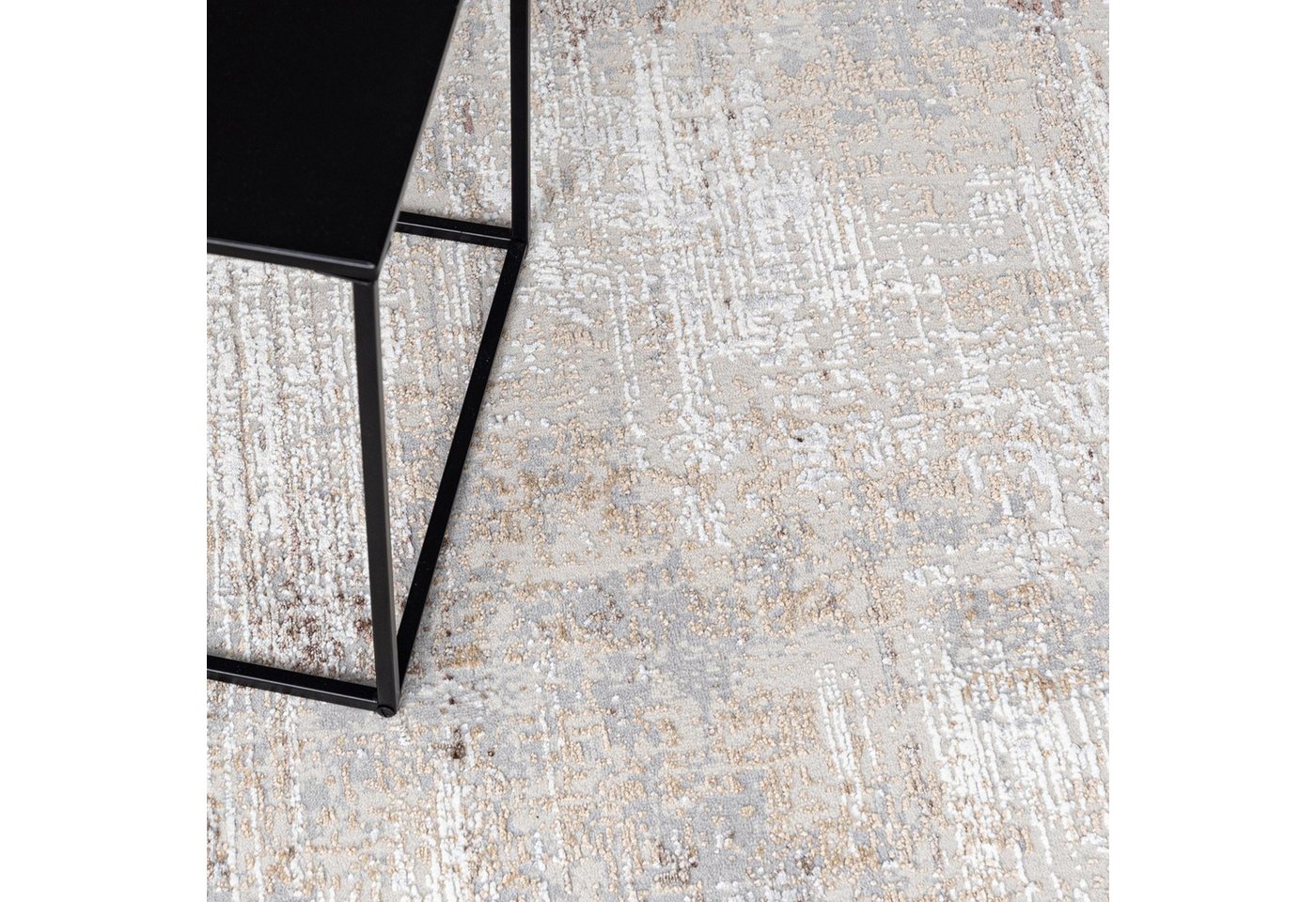 Mazovia Orientteppich Modern Bordüre Beige Creme Wohnzimmer, Schlafzimmer, Esszimmer, Büro, Fußbodenheizung – Bild 3 von 5