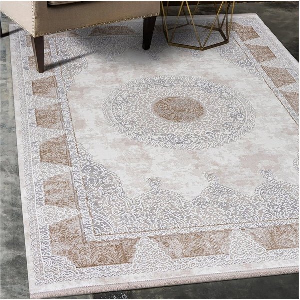 Mazovia Orientteppich Orientalisch Teppich mit Fransen, 80 x 150 cm, Kurzflor, Fransen, Orientteppich, Vintage